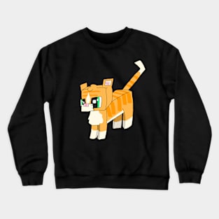 Orange cat Crewneck Sweatshirt